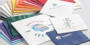 custom napkin printing process explained